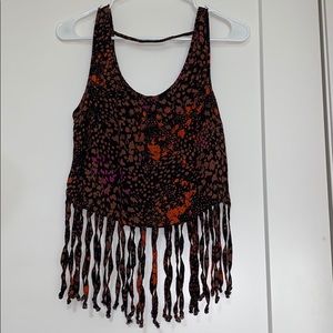 Splat Crop Top w/frills 💥⚡️